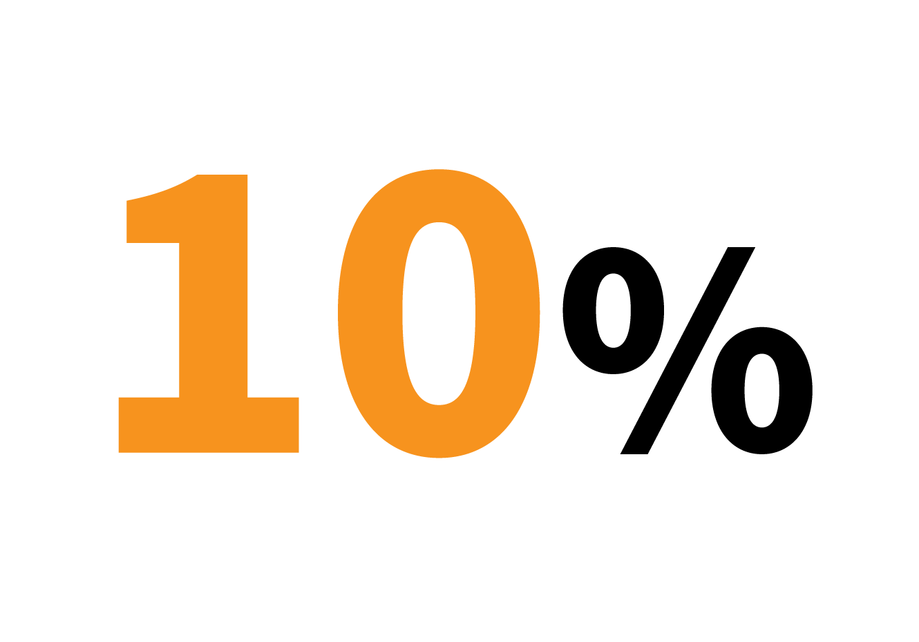 10%